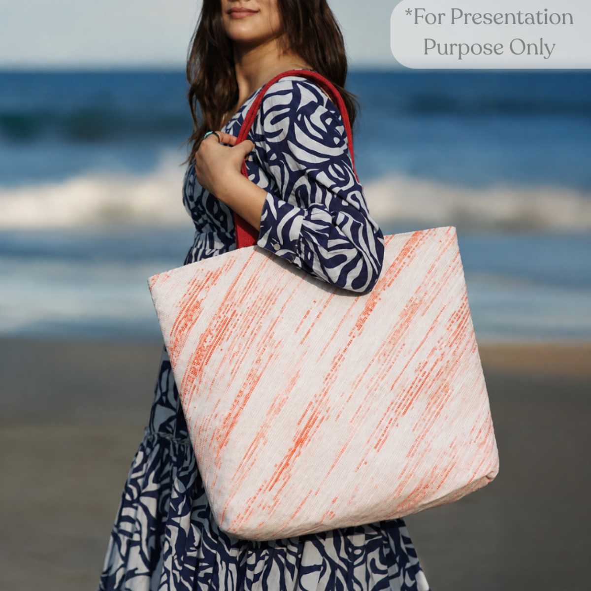 Exclusive Upcycled Handcrafted Beach Bag (BB0826-001)