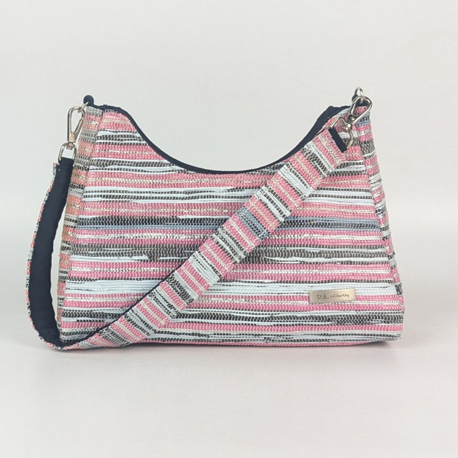 Upcycled Handcrafted Baguette Bag (BTB0825-008) PS_W