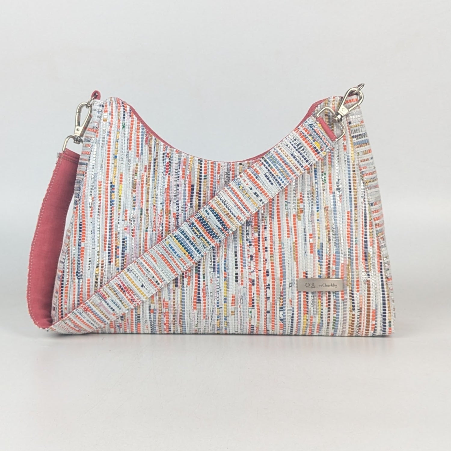 Upcycled Handcrafted Baguette Bag (BTB0825-009) PS_W