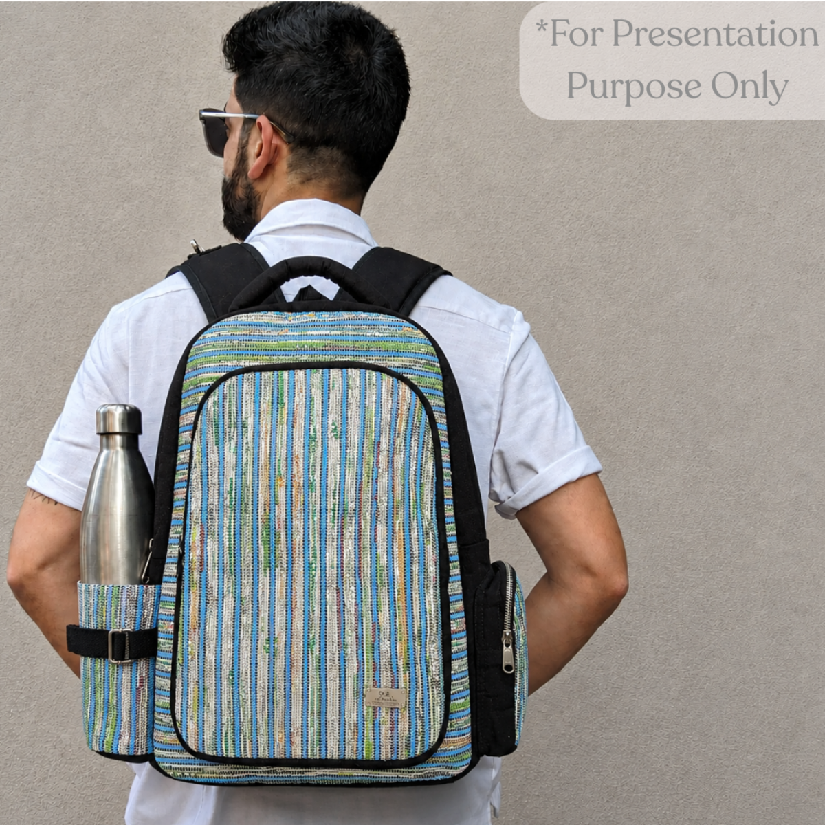 Upcycled Handcrafted Commuter Backpack (CBP0626-005)