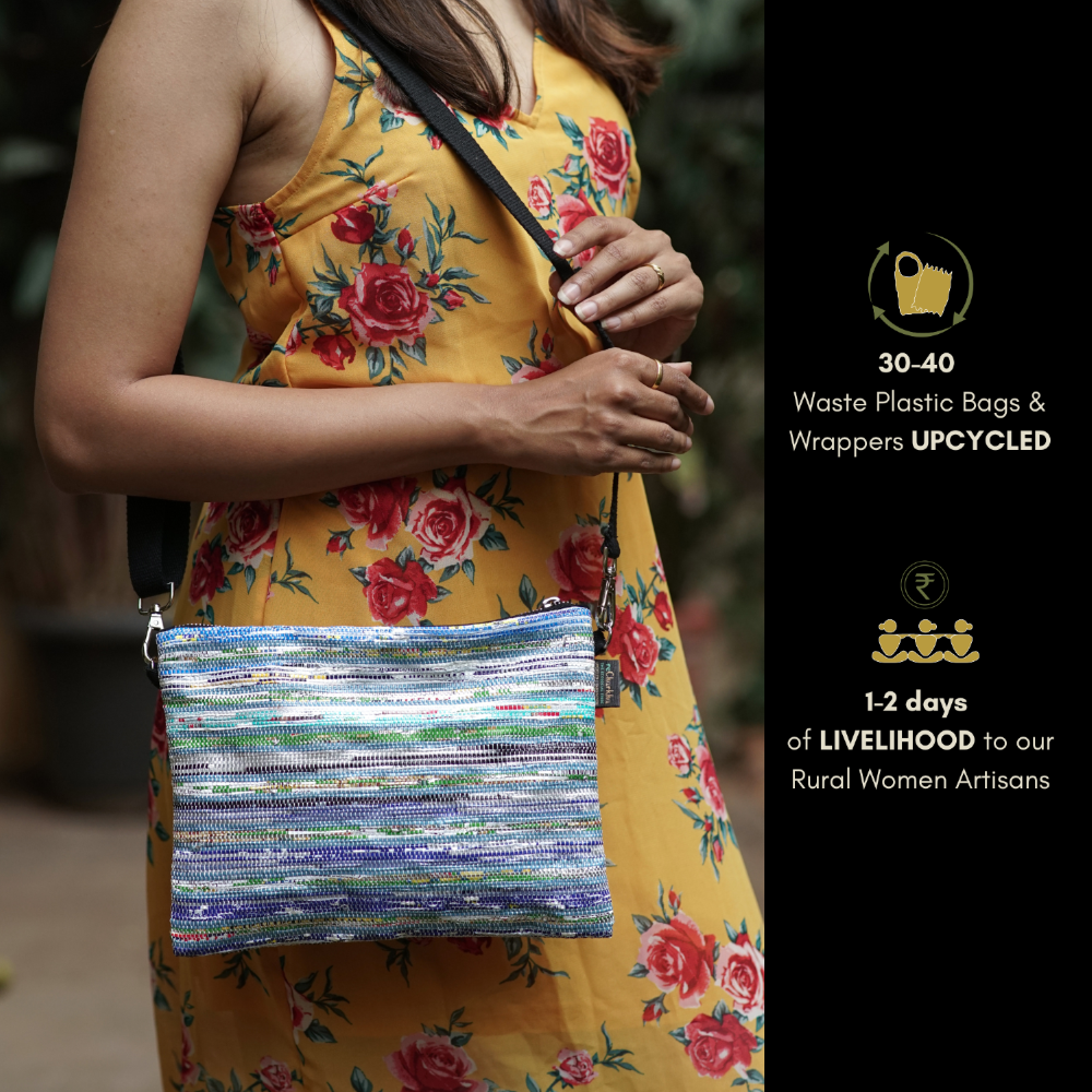 Upcycled Handcrafted Sling Bag (SI0526-003) PS_W