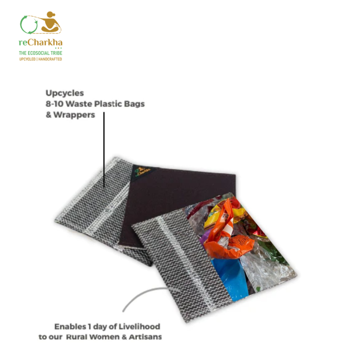 Upcycled Handcrafted Coaster (C0626-001) PS_W