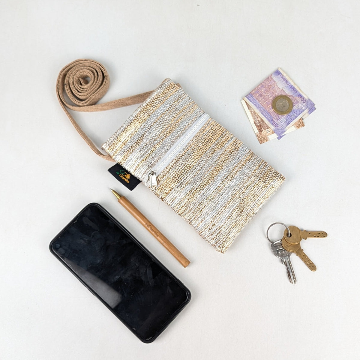 Exclusive Upcycled Handcrafted Mobile Sling (MSL0626-026) PS_W