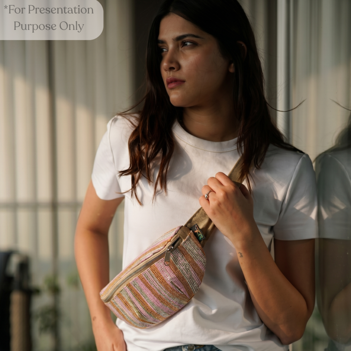 Upcycled Handcrafted Fanny Pack (FP0726-001)