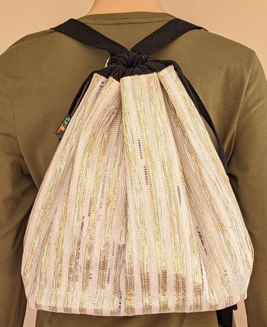 Upcycled Handwoven Light Backpack (NLBP0524-003) PS_W