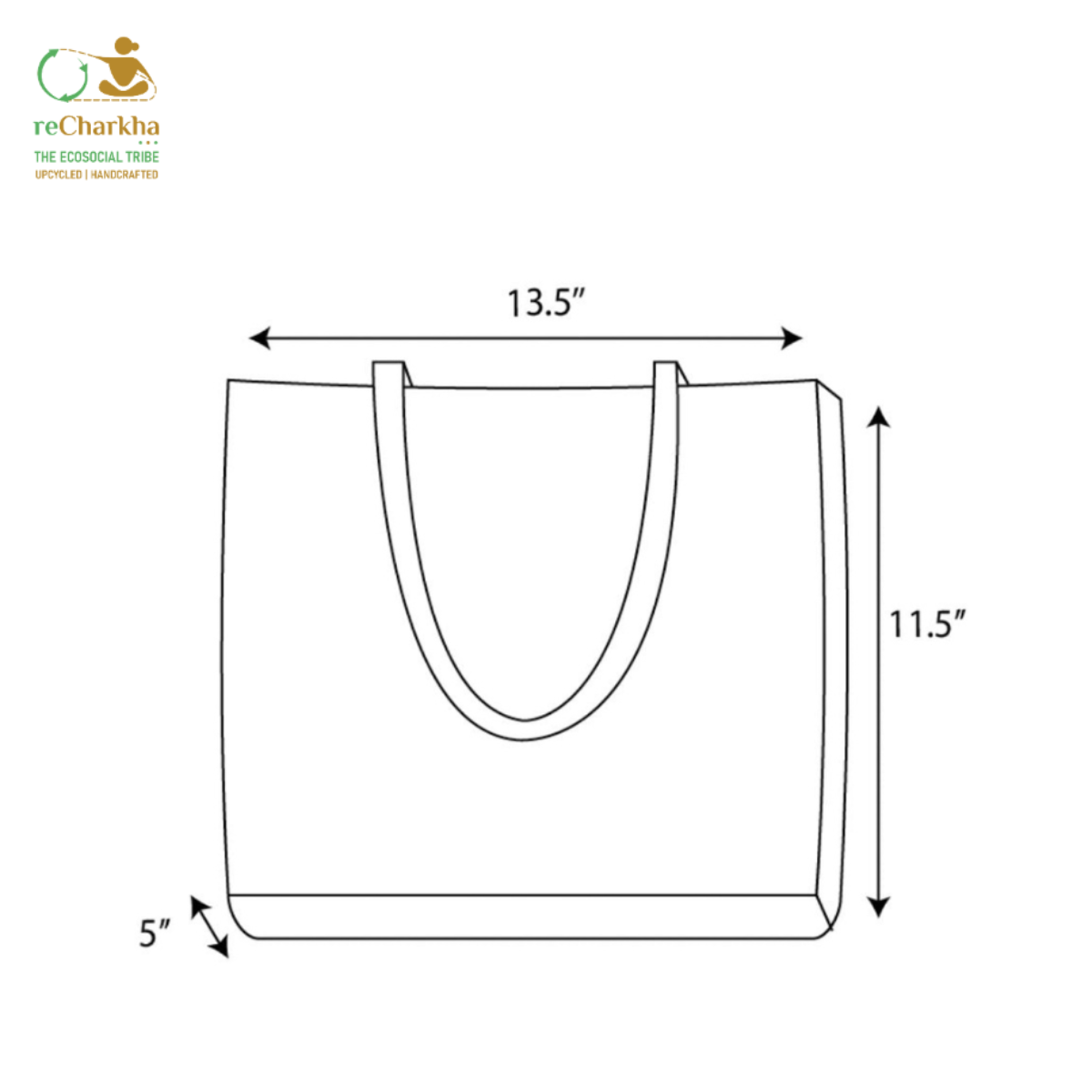 Upcycled Handcrafted Lunch Bag (LB0826-005)