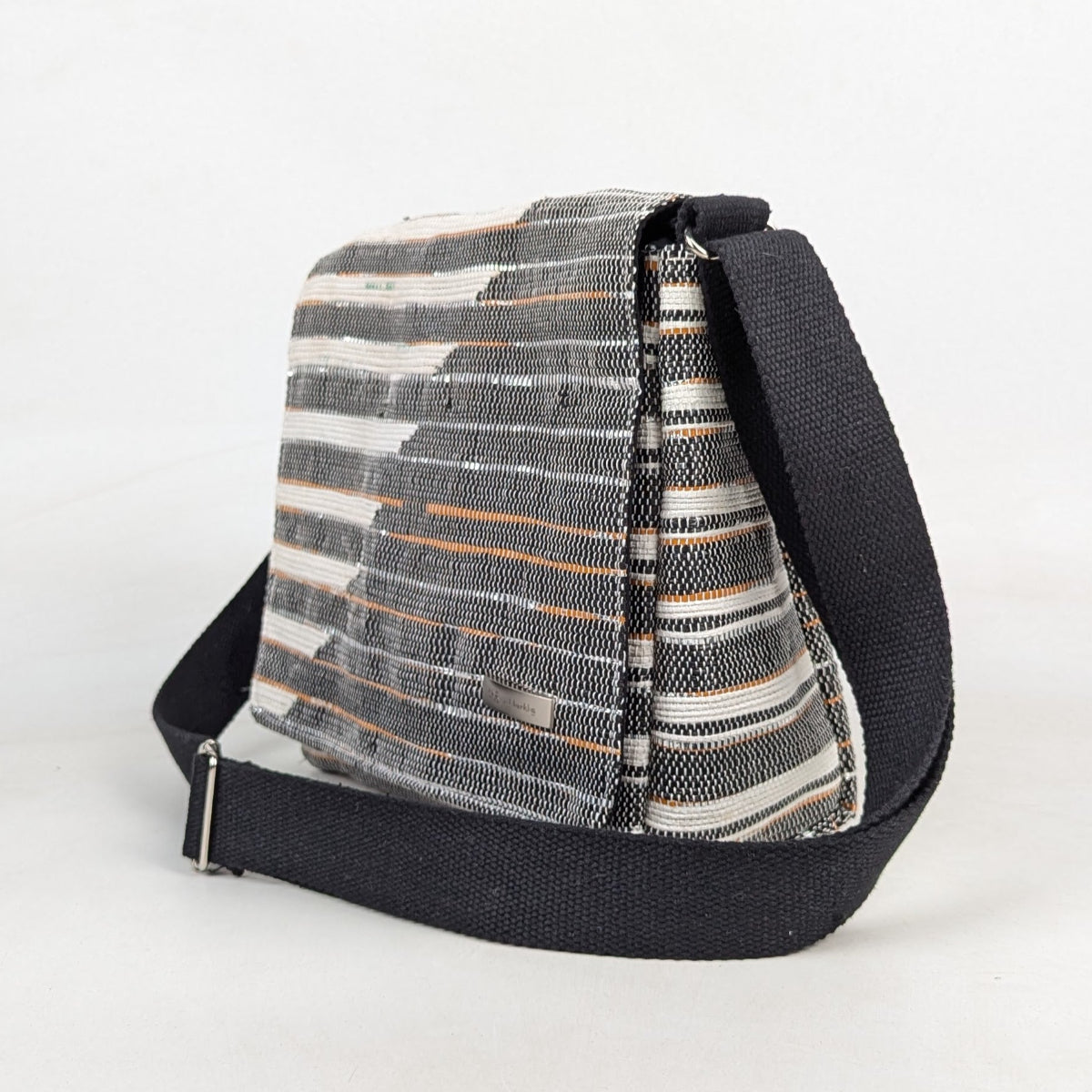 Upcycled Handcrafted Designer Messenger Bag (MBD0526-010) PS_W