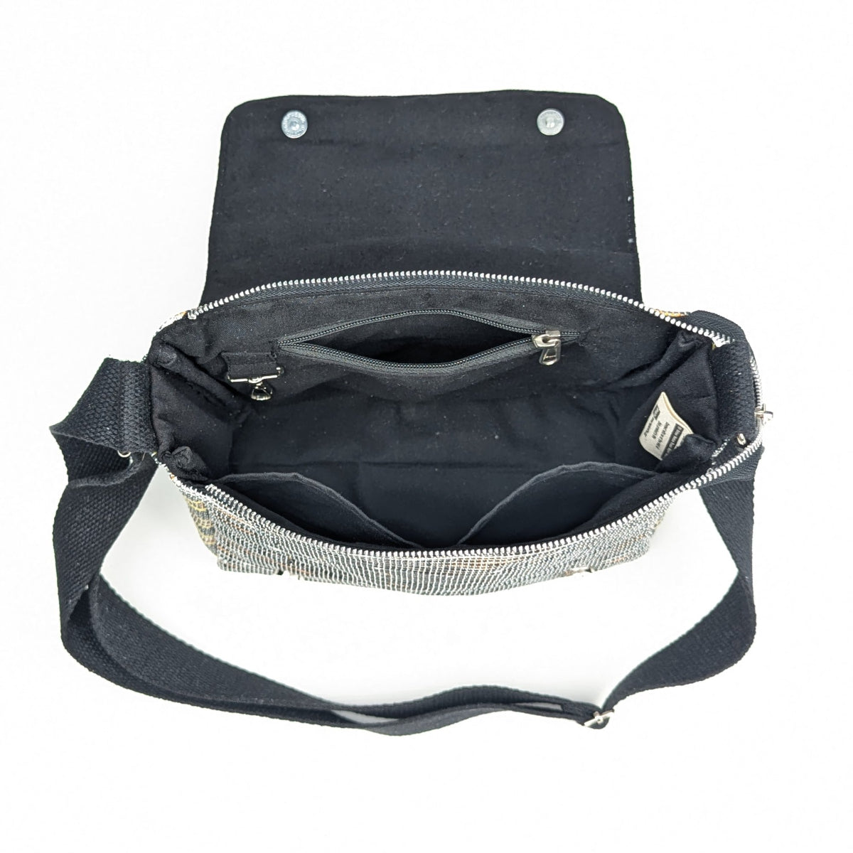 Upcycled Handcrafted Designer Messenger Bag (MBD0126-008) PS_W