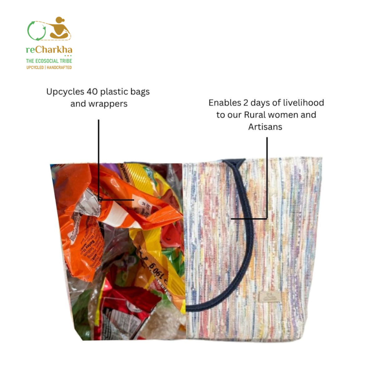 Upcycled Handcrafted Office Tote (OT0626-001) PS_W