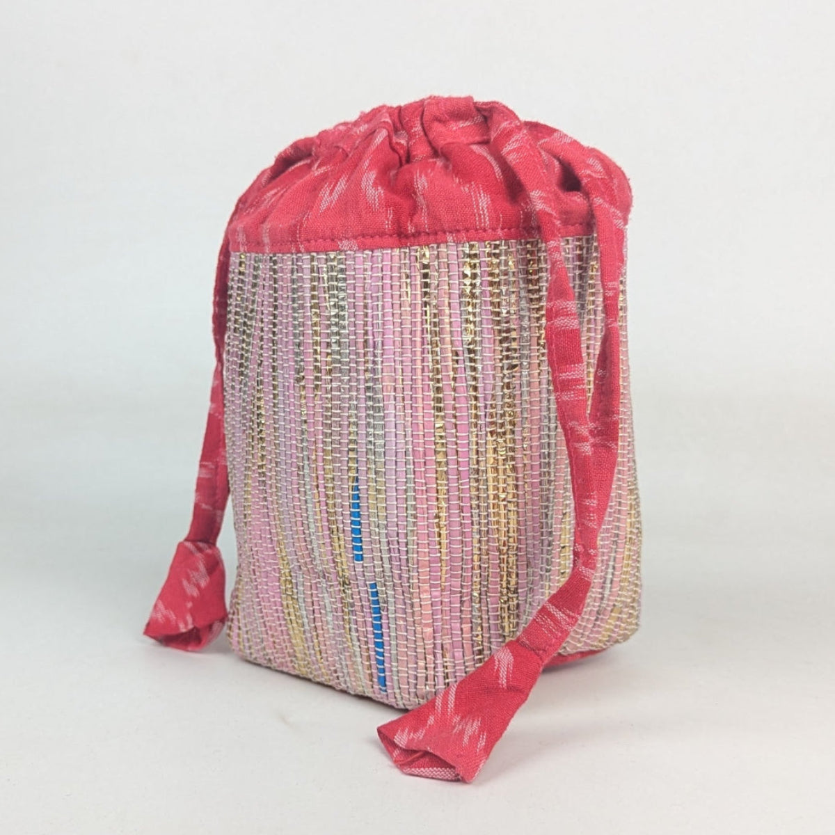 Upcycled Handwoven Potli Bag (P0126-001) PS_W