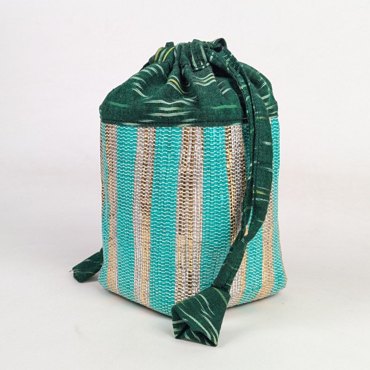 Upcycled Handwoven Potli Bag (P0126-005) PS_W