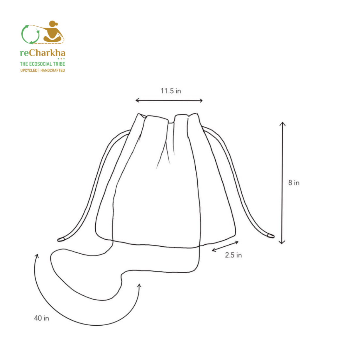 Upcycled Handcrafted Potli Sling (PS0626-001)