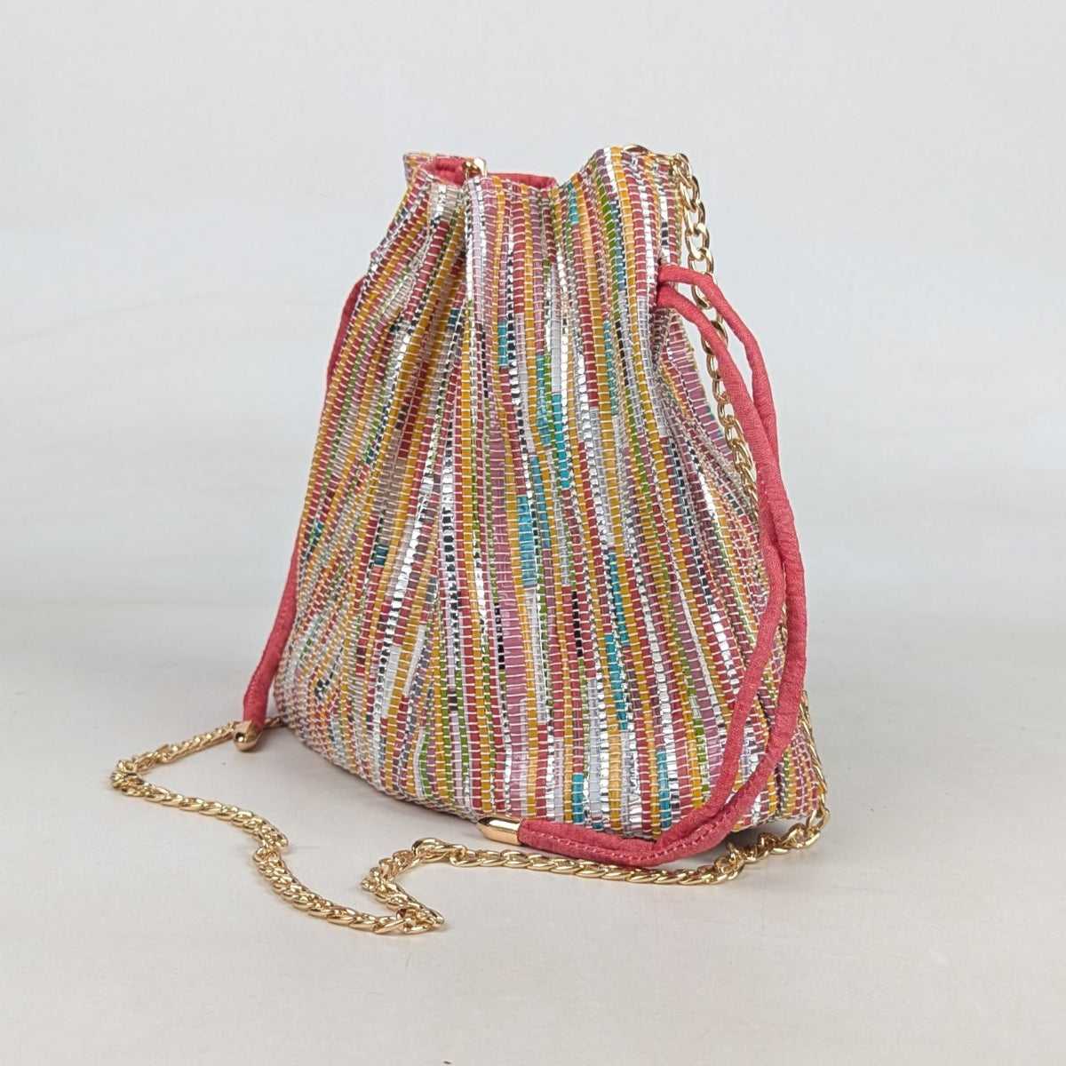 Upcycled Handcrafted Potli Sling (PS0626-008)