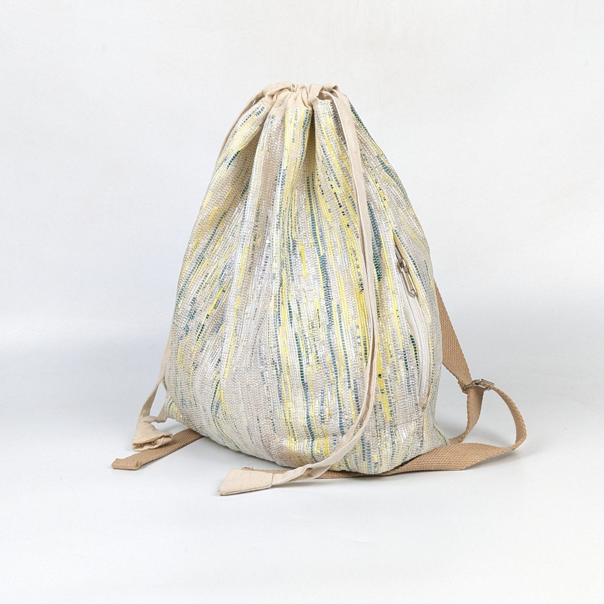 Upcycled Handcrafted Light Backpack (NLBP0826-001)