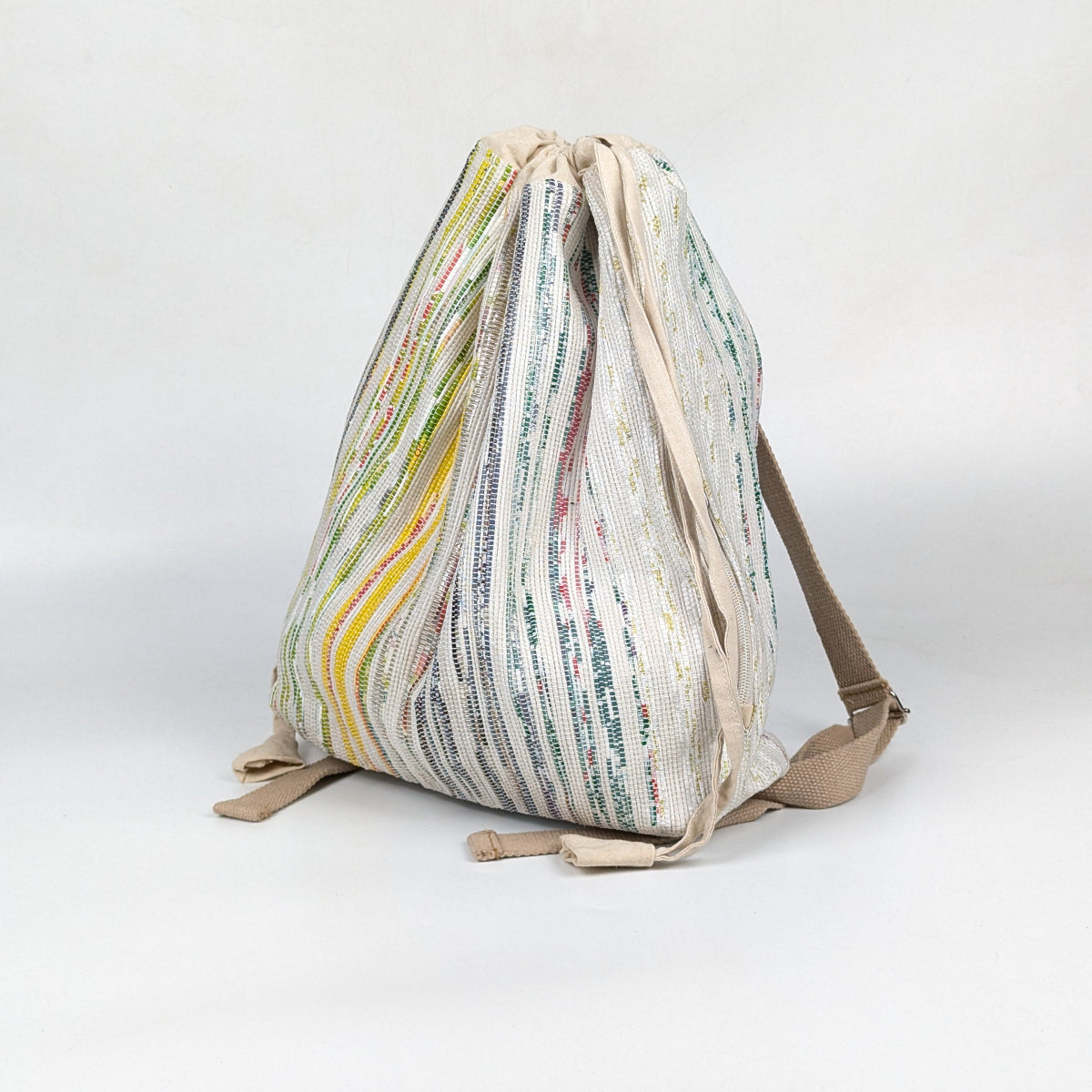 Upcycled Handcrafted Light Backpack (NLBP0826-003)