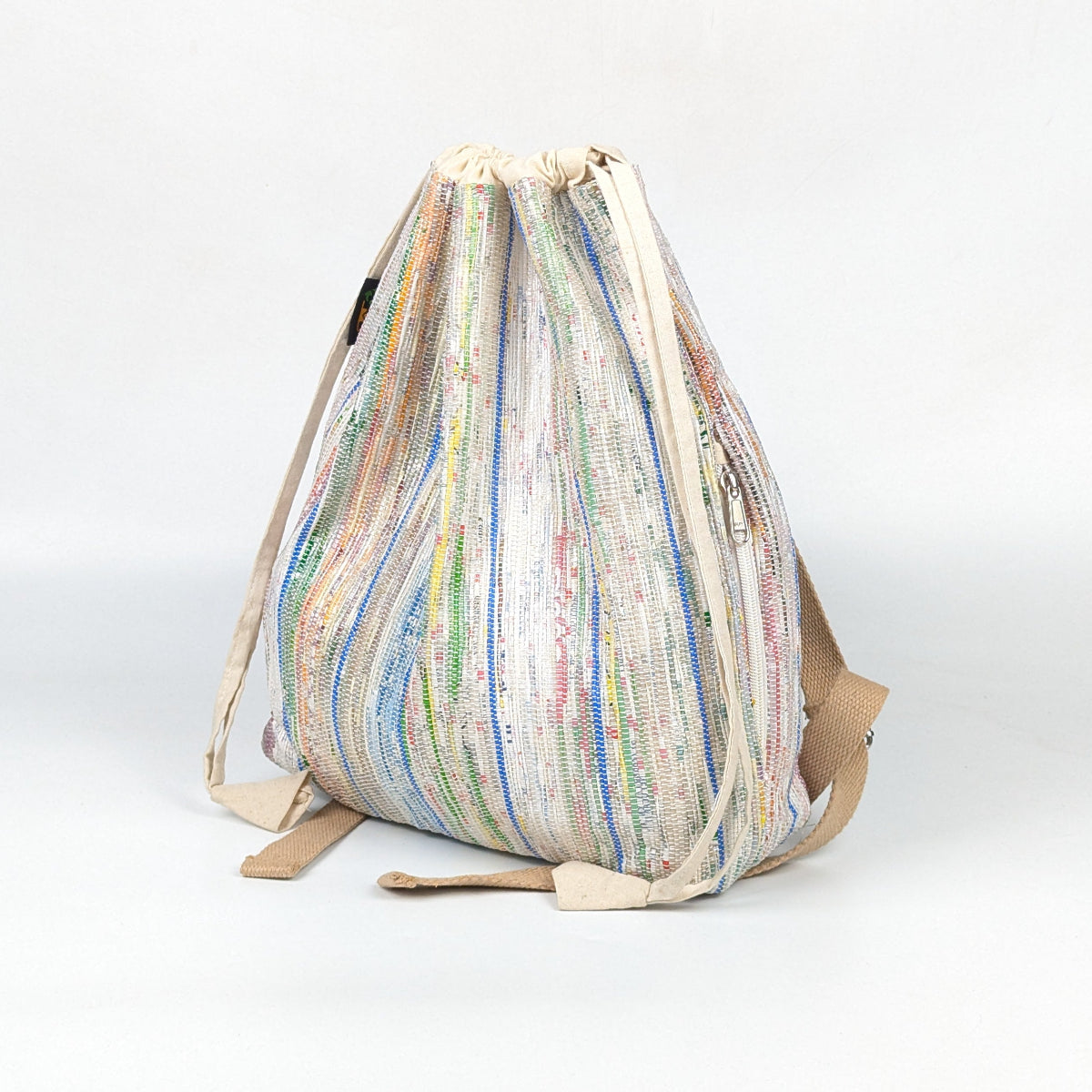 Upcycled Handcrafted Light Backpack (NLBP0826-004)