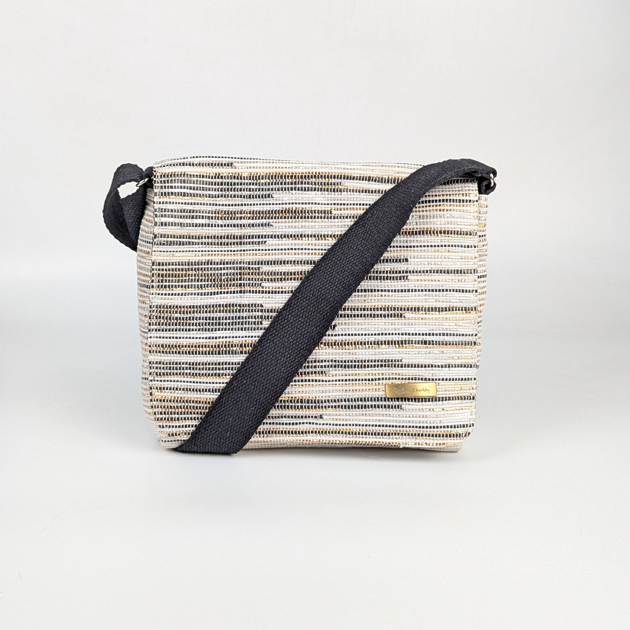 Exclusive Upcycled Handcrafted Designer Messenger Bag (MBD0826-003)