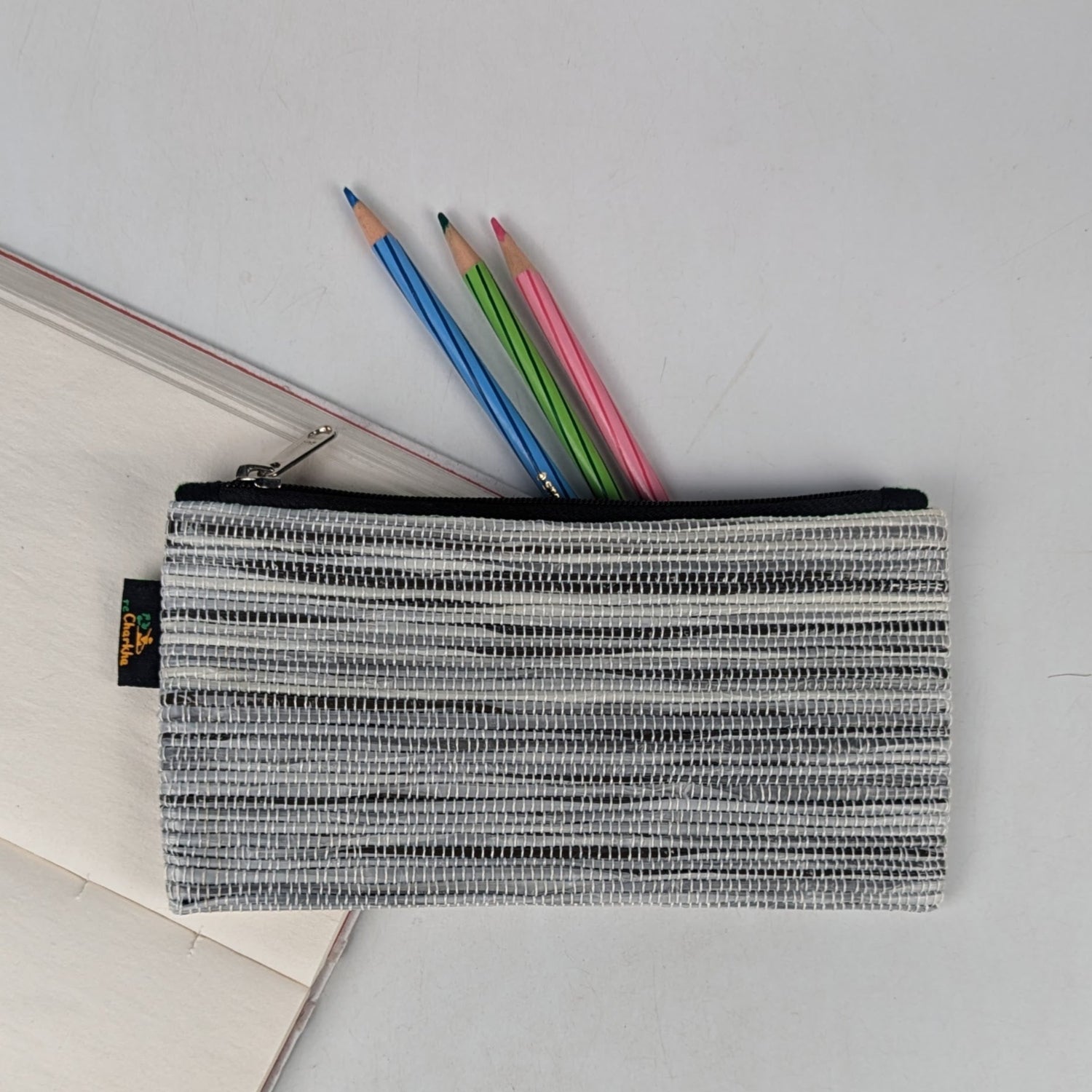 Upcycled Handwoven Pencil Pouch (PP0925-012) PS_W