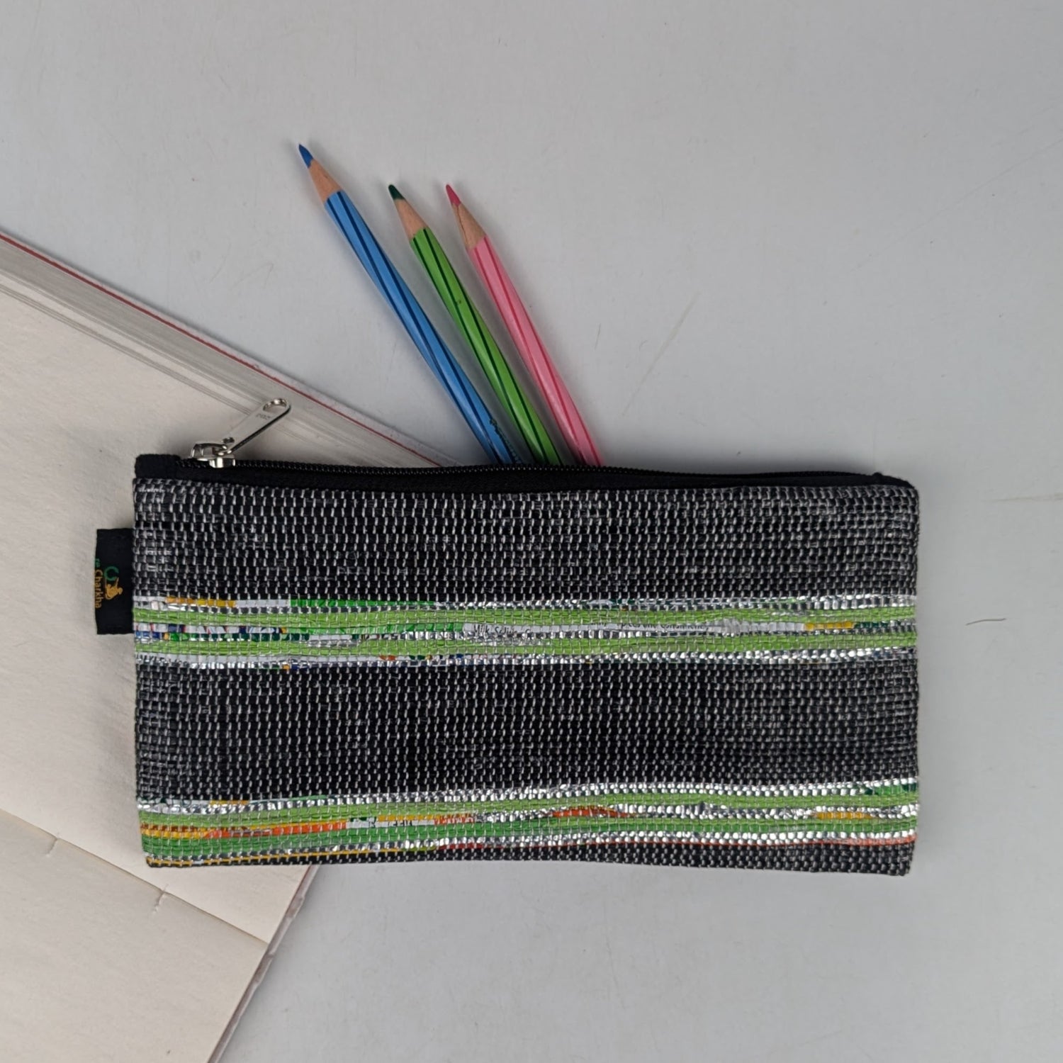 Upcycled Handwoven Pencil Pouch (PP0925-014) PS_W