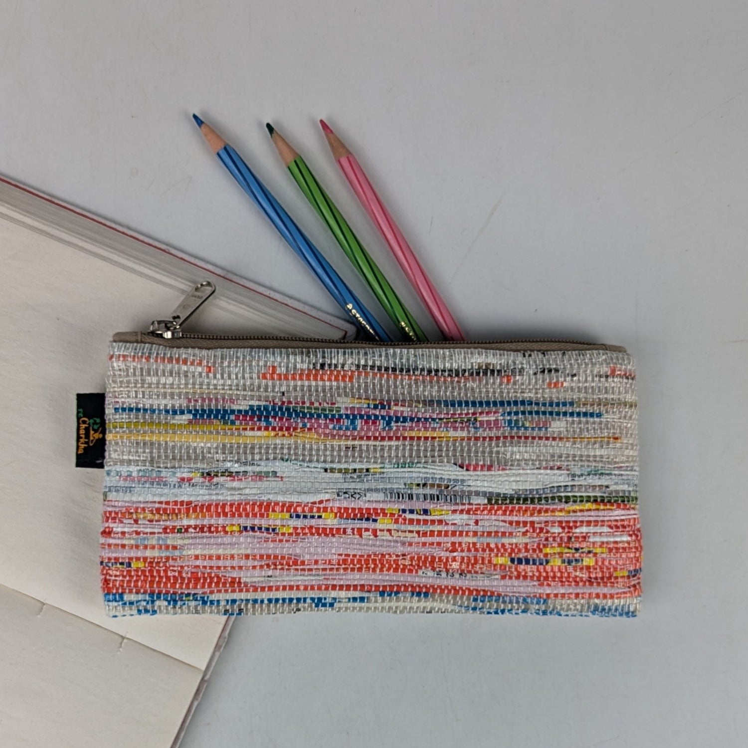 Upcycled Handwoven Pencil Pouch (PP0925-009) PS_W
