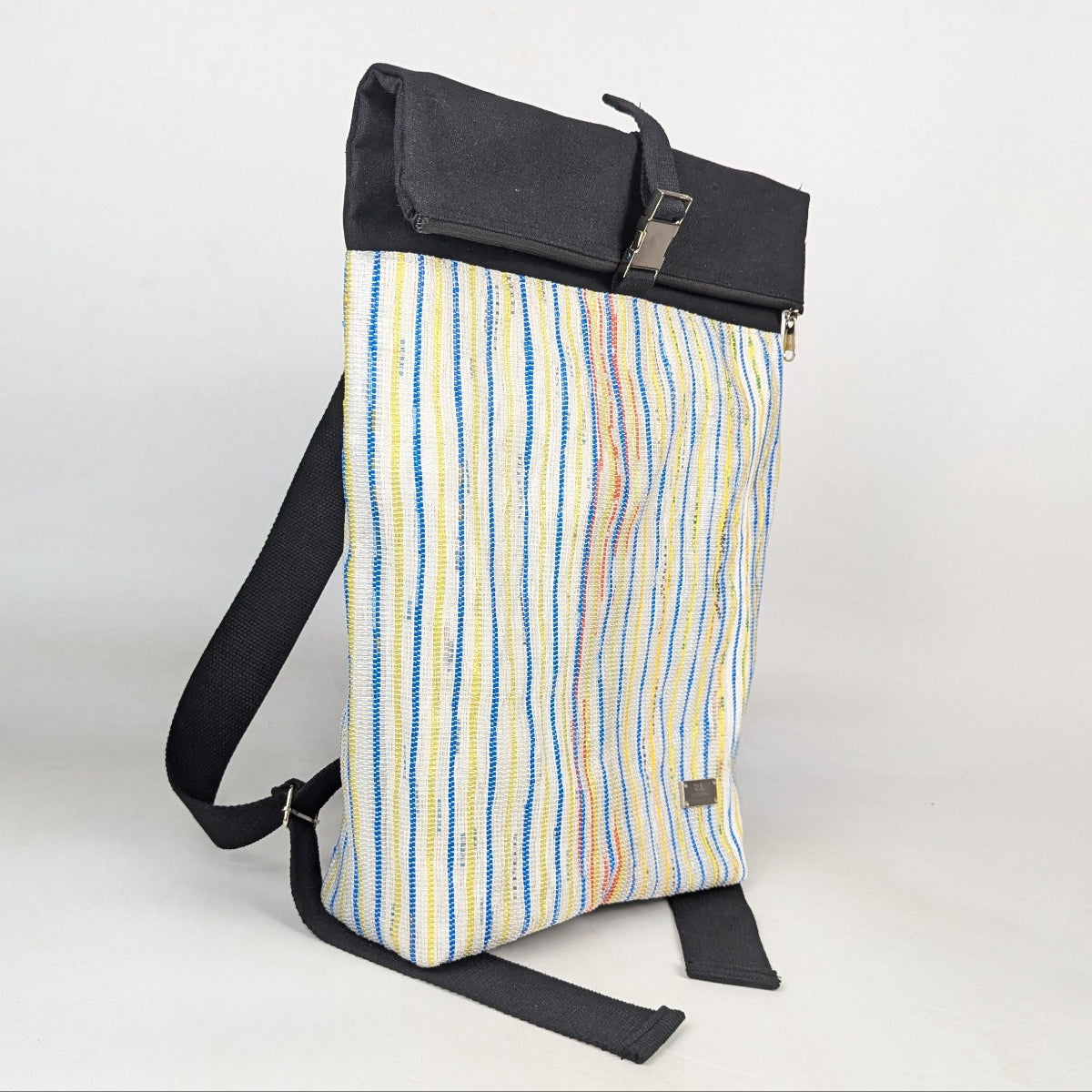 Upcycled Handcrafted Spartan Backpack (SBP0326-001) PS_W