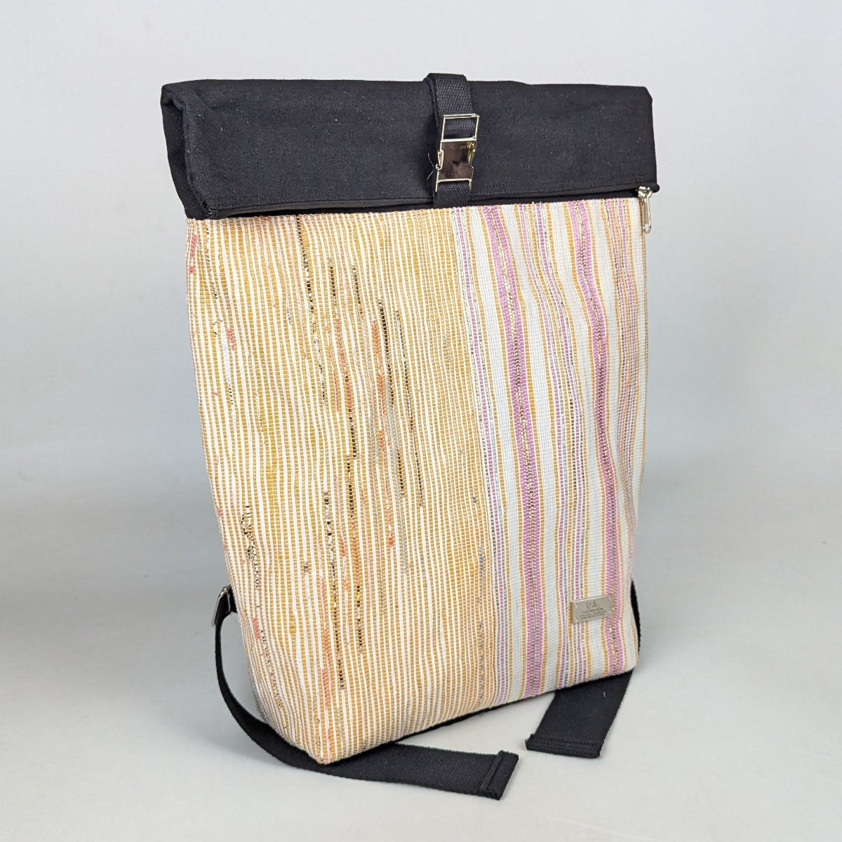 Upcycled Handcrafted Spartan Backpack (SBP0326-008) PS_W