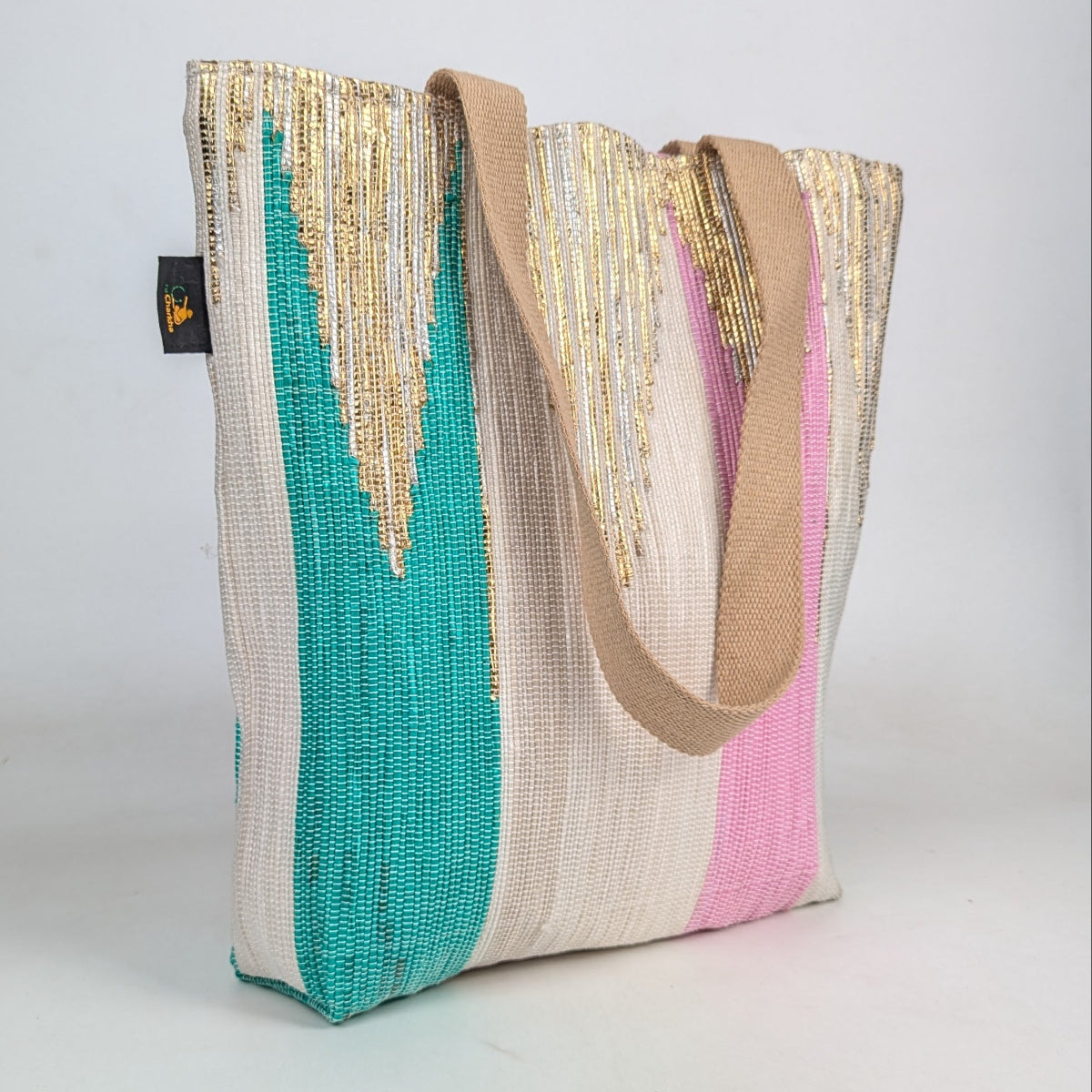 Upcycled Handcrafted Designer Shop N Go (SNGD0126-001) PS_W