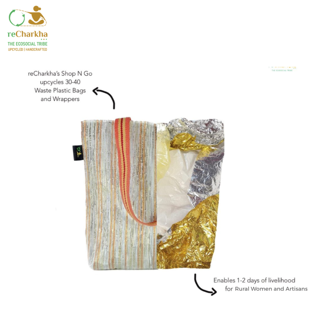 Upcycled Handcrafted Shop N Go (SNG0626-002) PS_W