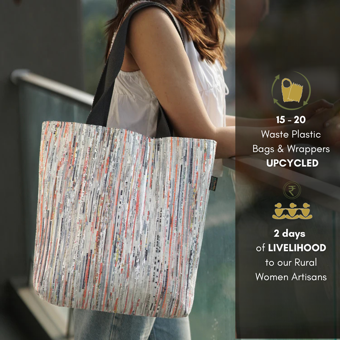 Upcycled Handcrafted Designer Shop N Go (SNGD0326-010) PS_W