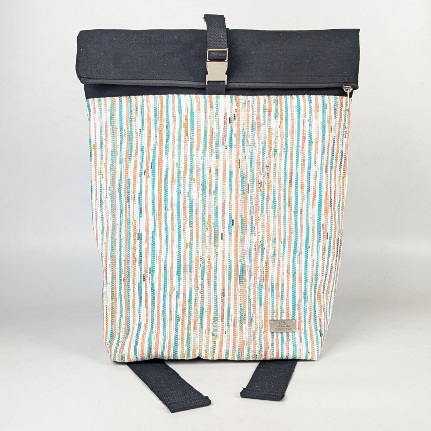 Upcycled Handcrafted Spartan Backpack (SBP0925-001) PS_W