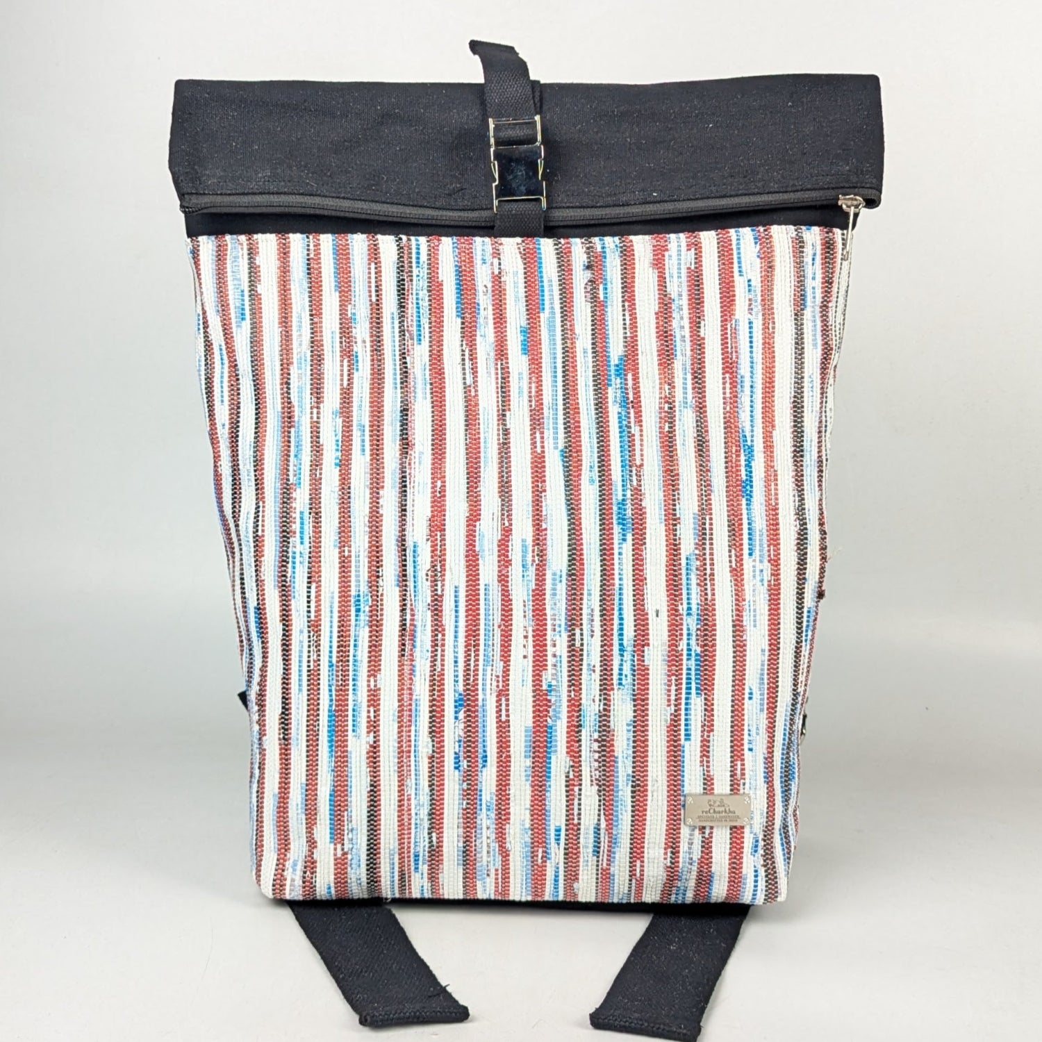 Upcycled Handcrafted Spartan Backpack (SBP0925-010) PS_W