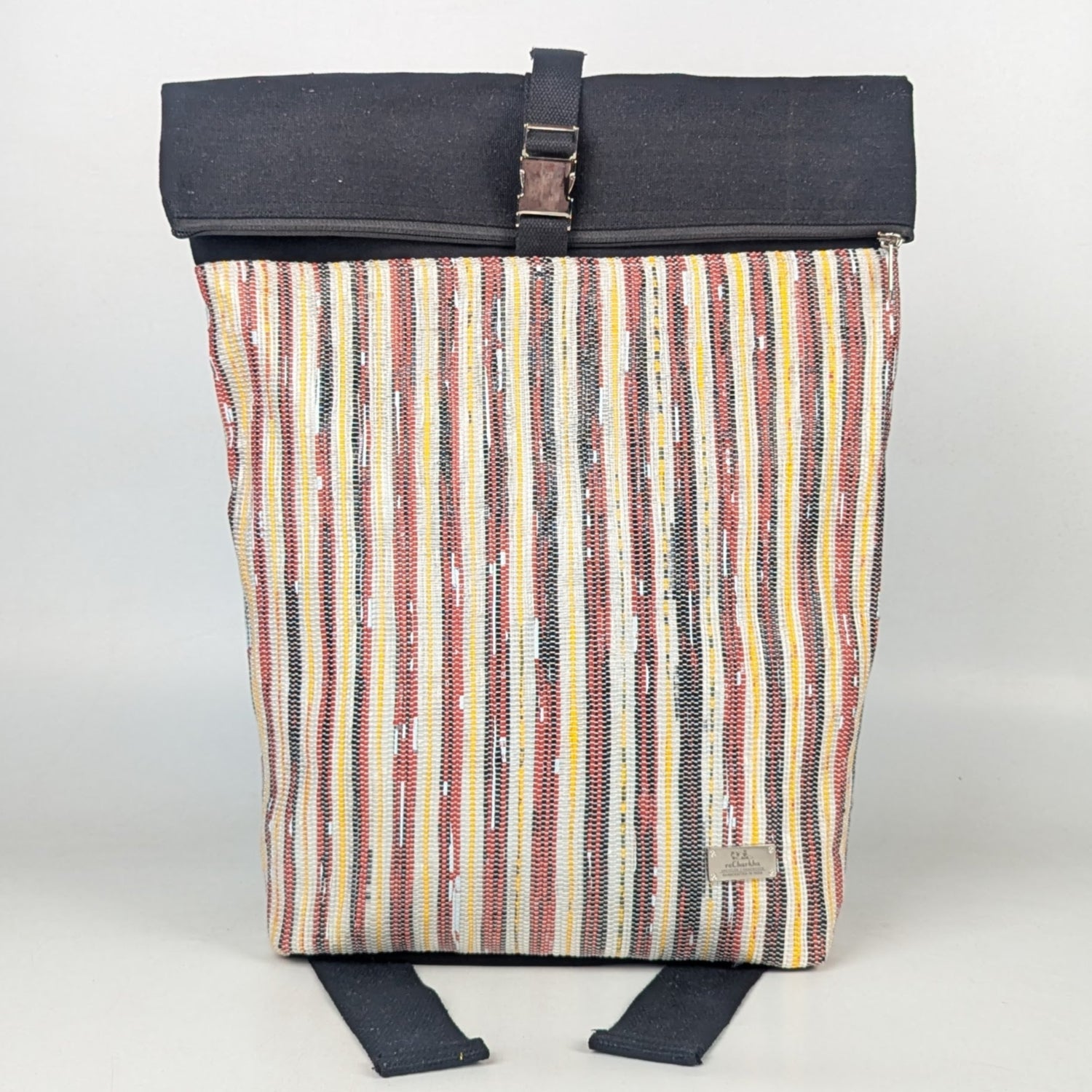 Upcycled Handcrafted Spartan Backpack (SBP0925-013) PS_W