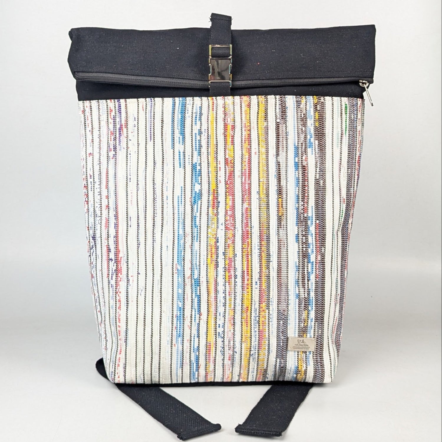 Upcycled Handcrafted Spartan Backpack (SBP0925-002) PS_W