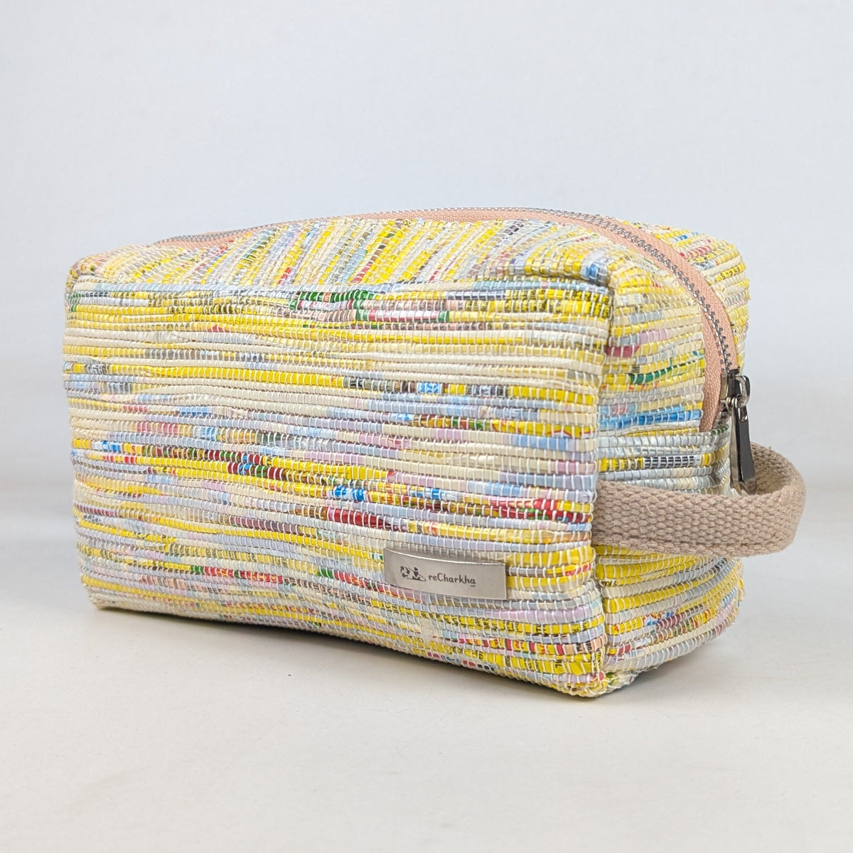 Upcycled Handcrafted Travel Pouch (TK0326-007) PS_W