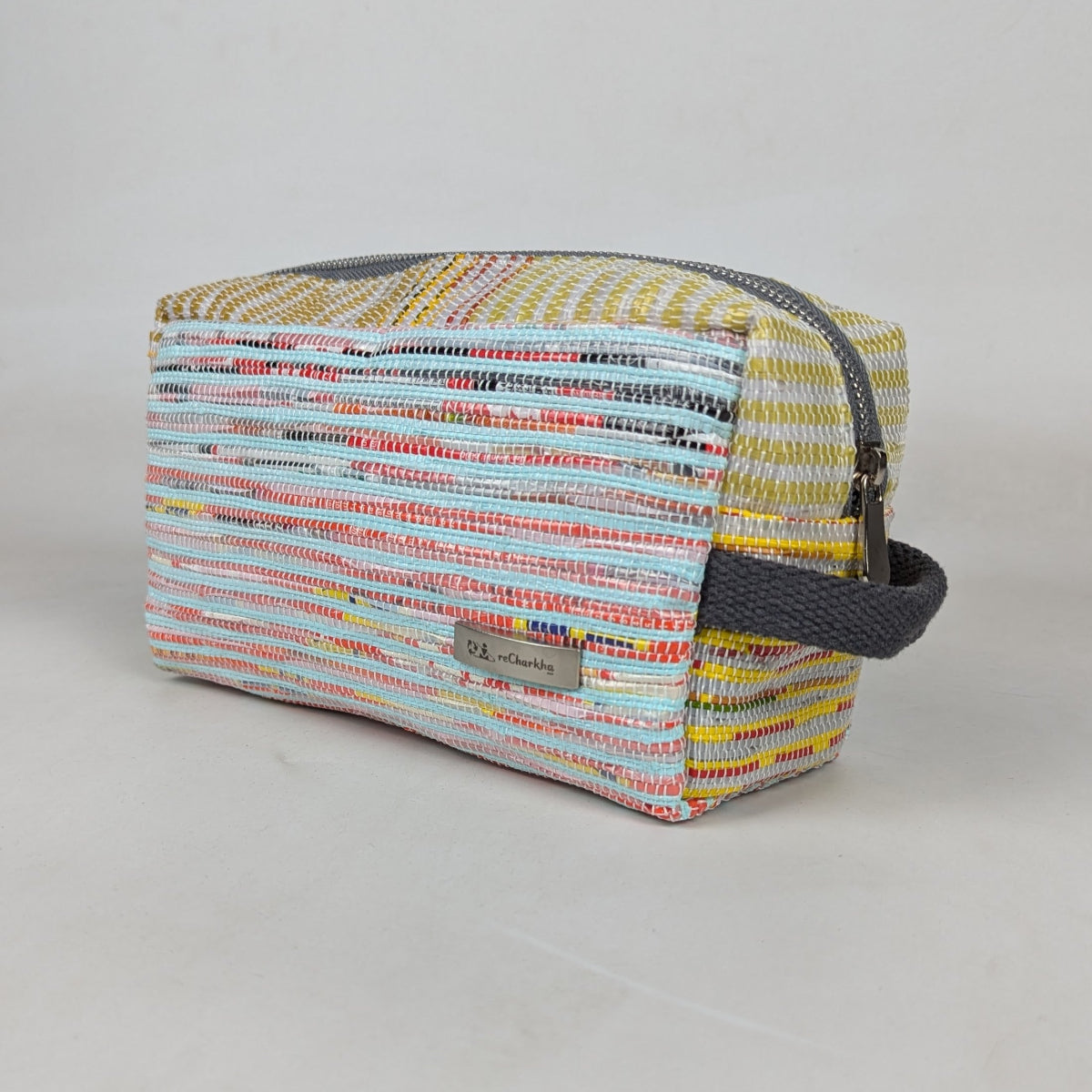 Upcycled Handcrafed Travel Pouch (TK0326-018) PS_W