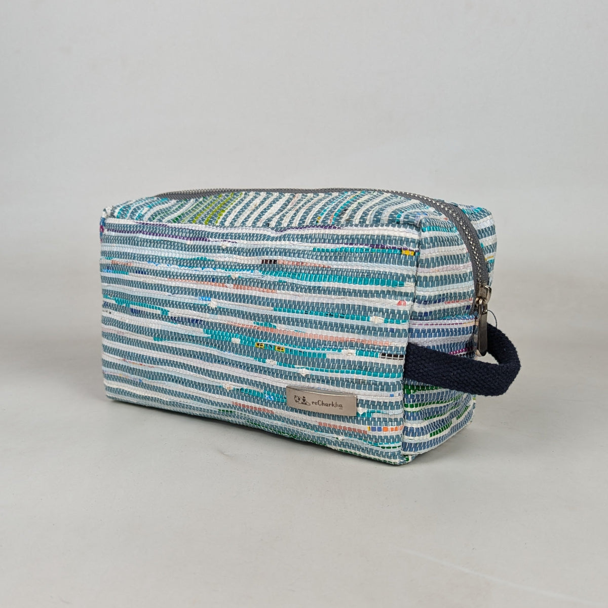 Upcycled Handcrafed Travel Pouch (TK0326-021) PS_W