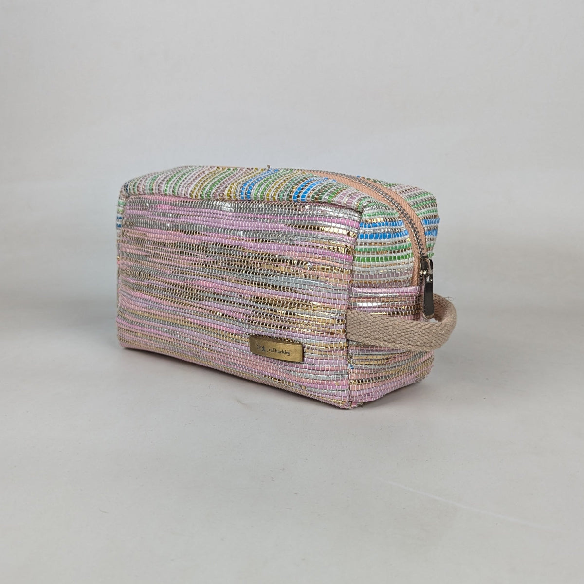 Upcycled Handcrafed Travel Pouch (TK0326-029) PS_W