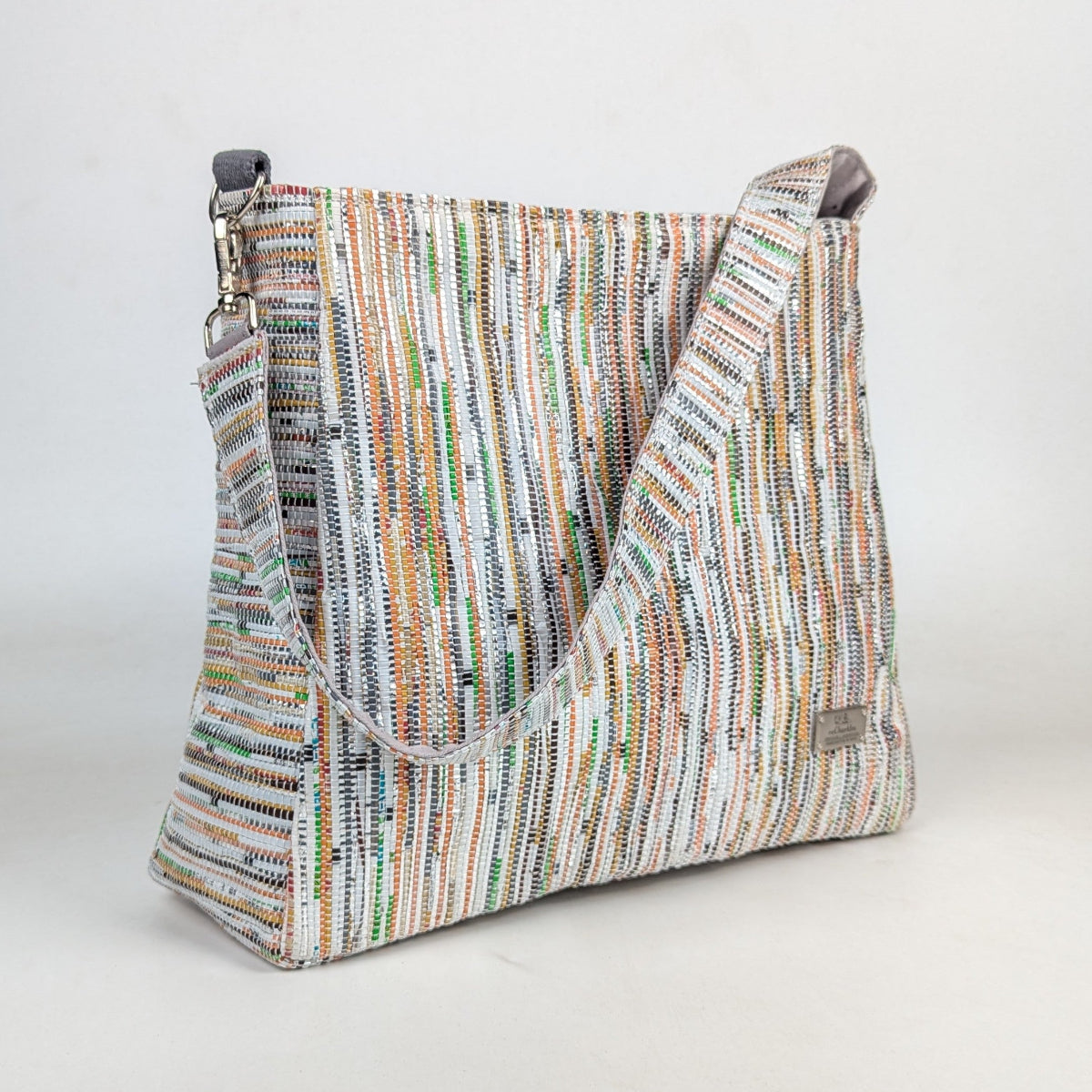 Upcycled Handcrafted Trapeze Tote (TT0126-006) PS_W