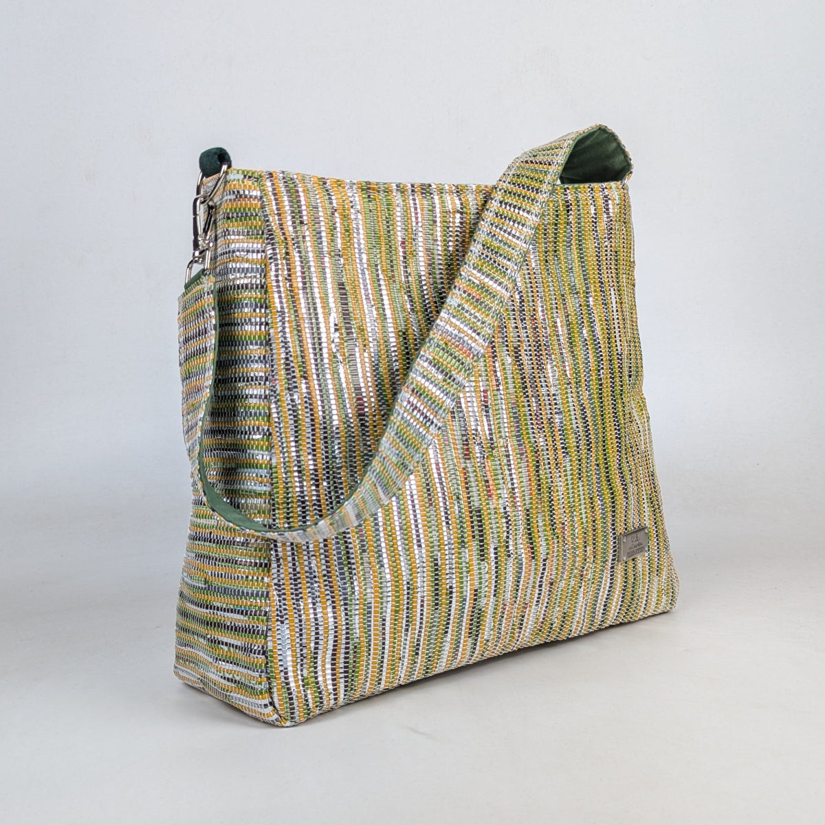 Upcycled Handcrafted Trapeze Tote (TT0126-009) PS_W