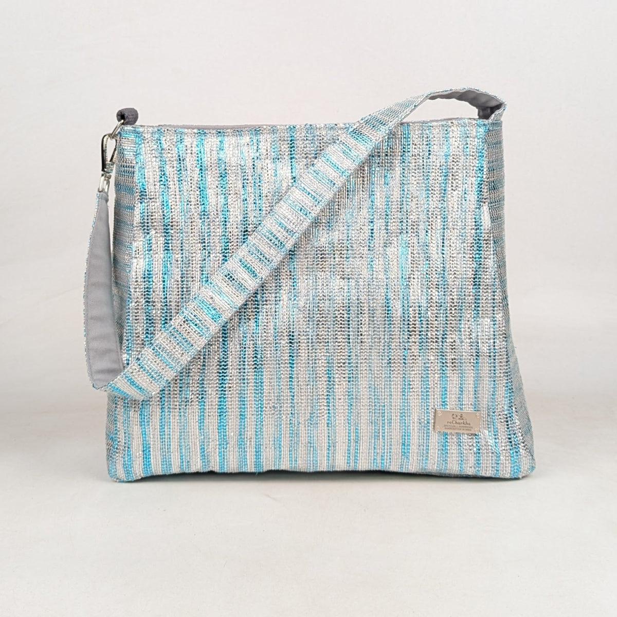 Upcycled Handcrafted Trapeze Tote (TT0626-001) PS_W