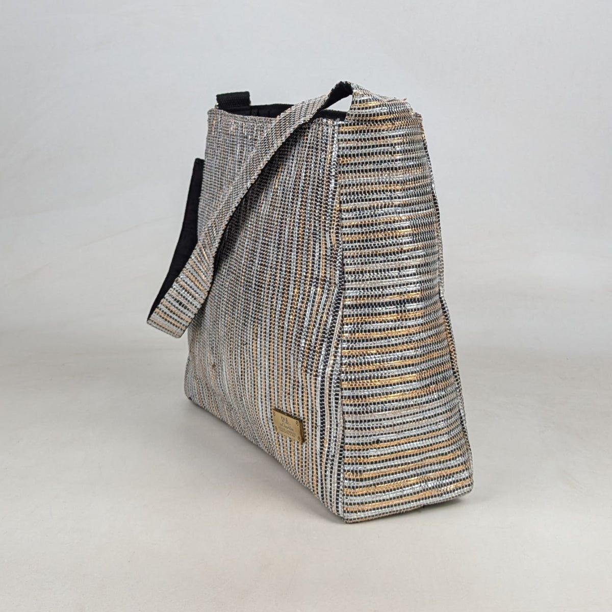 Premium Upcycled Handcrafted Trapeze Tote (TT0626-003) PS_W