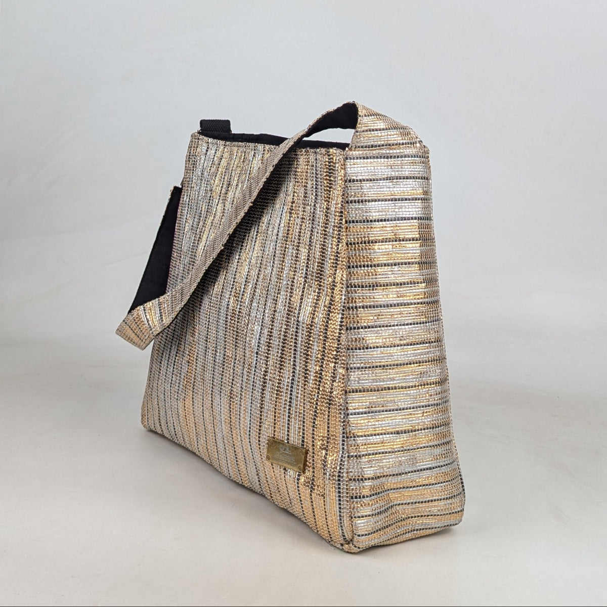 Premium Upcycled Handcrafted Trapeze Tote (TT0626-008) PS_W