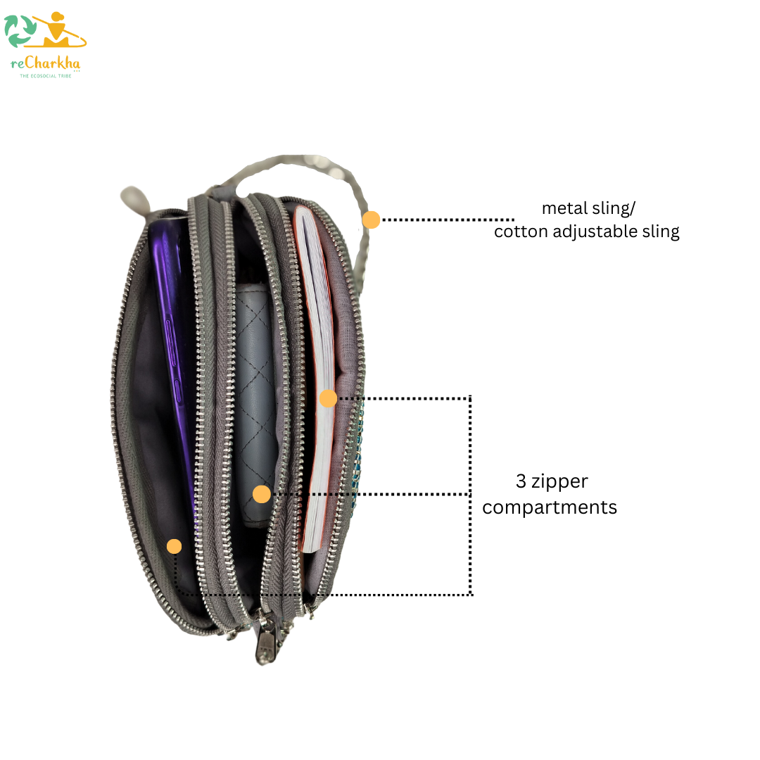 Upcycled Handcrafted Taco Sling (TSL0226-002) PS_W