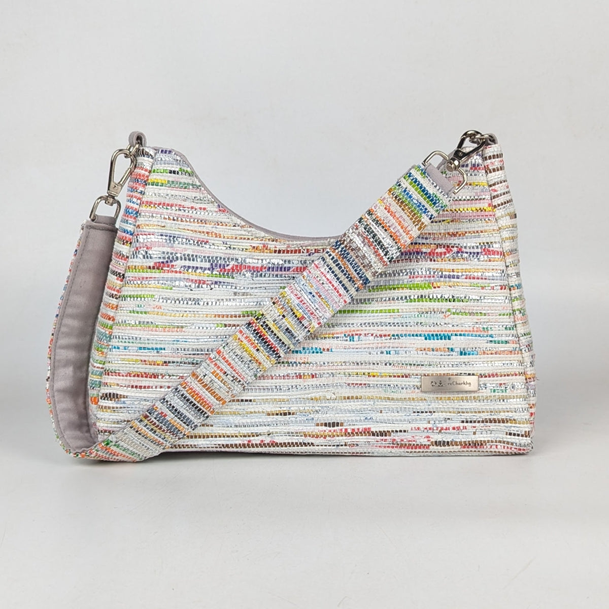 Upcycled Handcrafted Baguette Bag (BTB0925-014) PS_W