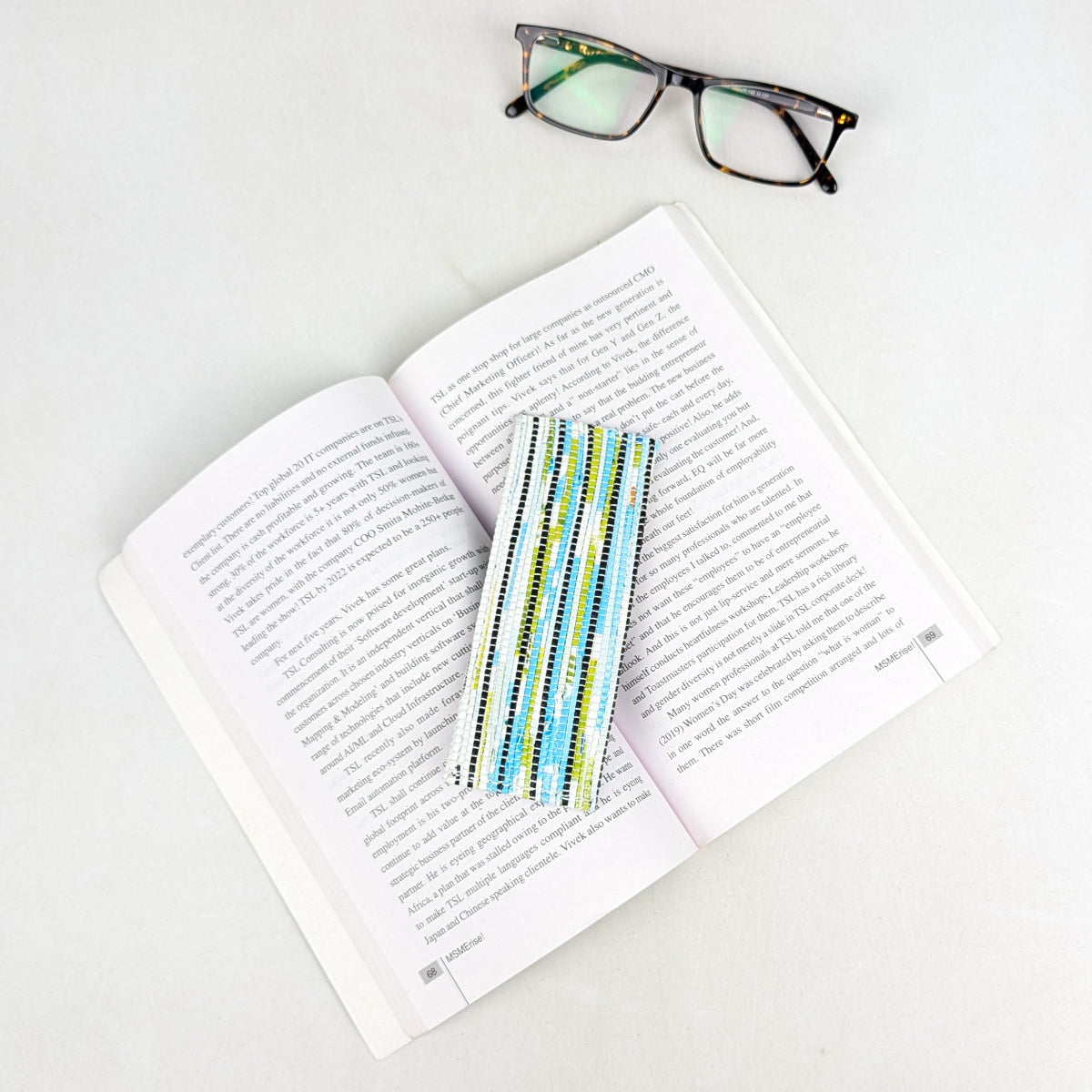 Upcycled Handcrafted Bookmark (BM0826-020)
