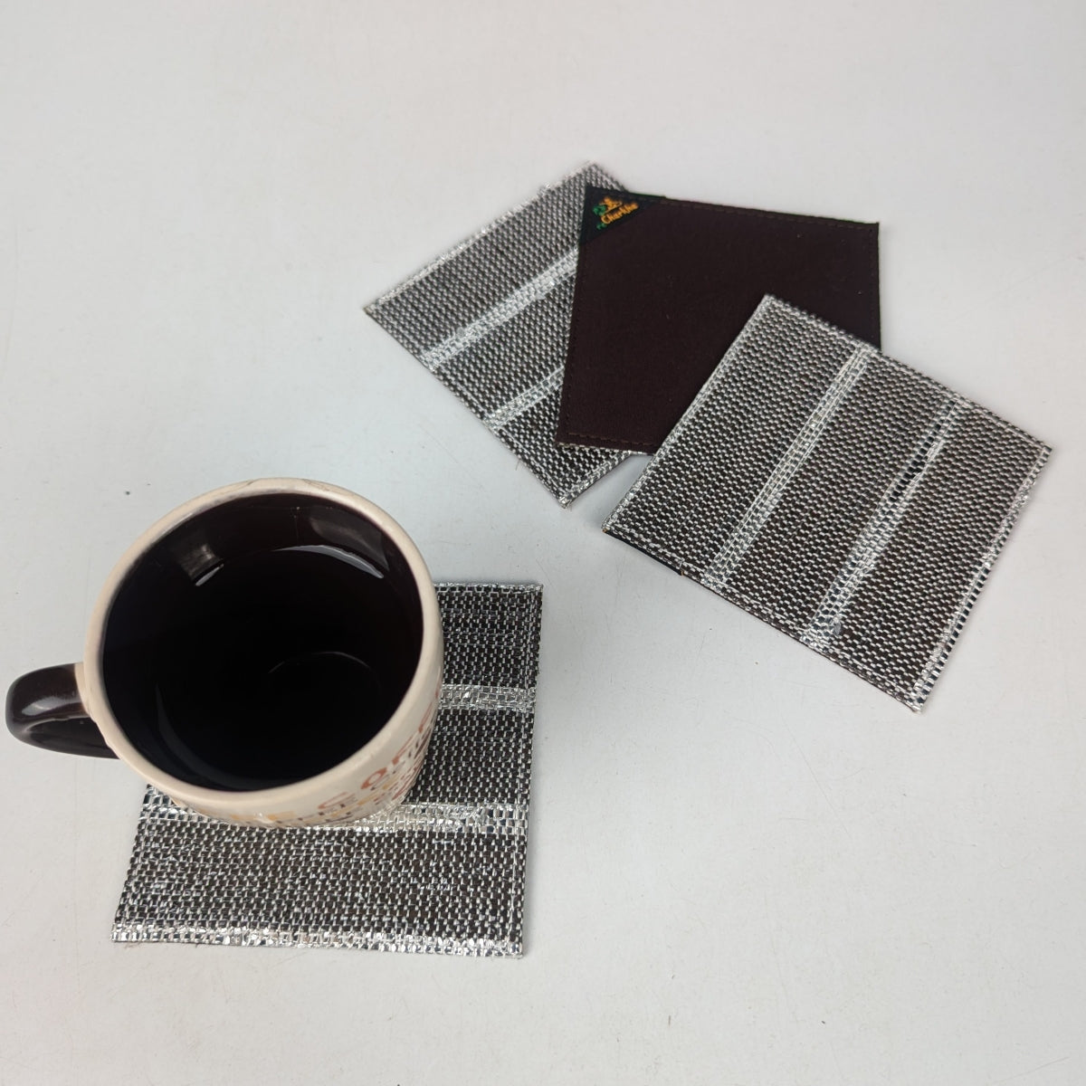Upcycled Handcrafted Coaster (C0825-002) PS_W