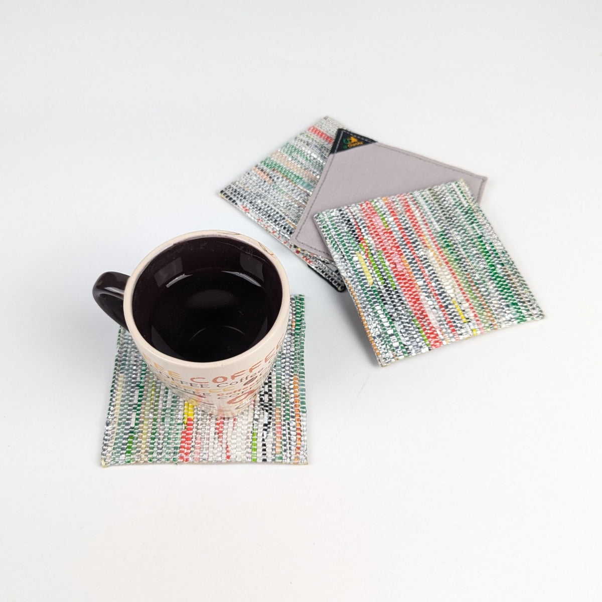 Upcycled Handcrafted Coaster (C0826-003)