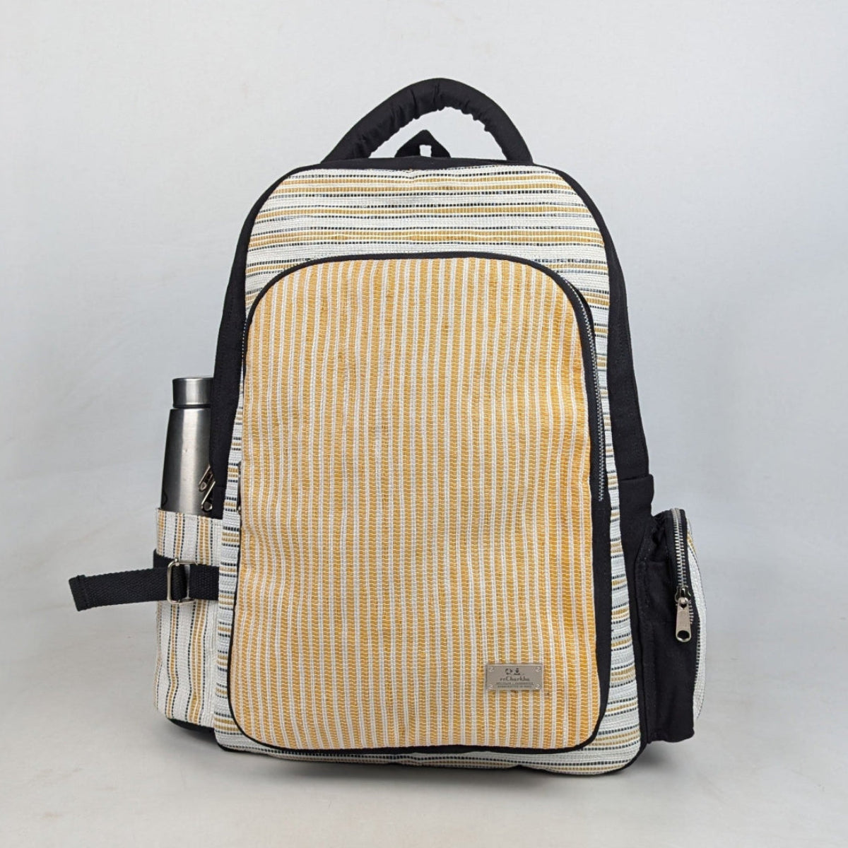 Upcycled Handcrafted Commuter Backpack (CBP0626-002) PS_W