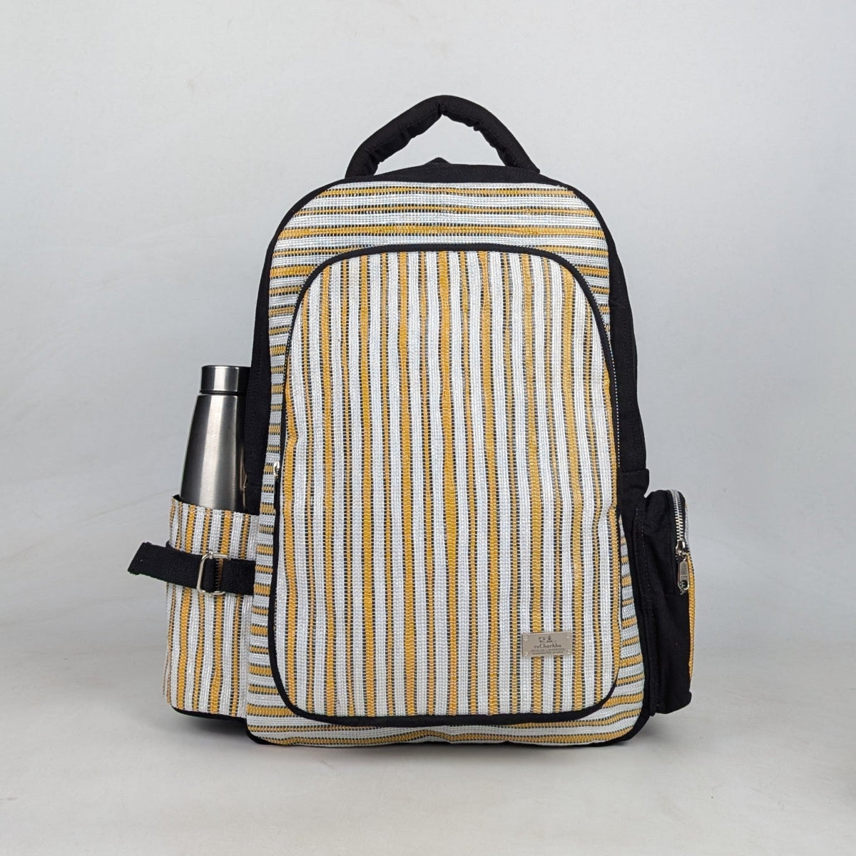 Upcycled Handcrafted Commuter Backpack (CBP0626-006) PS_W