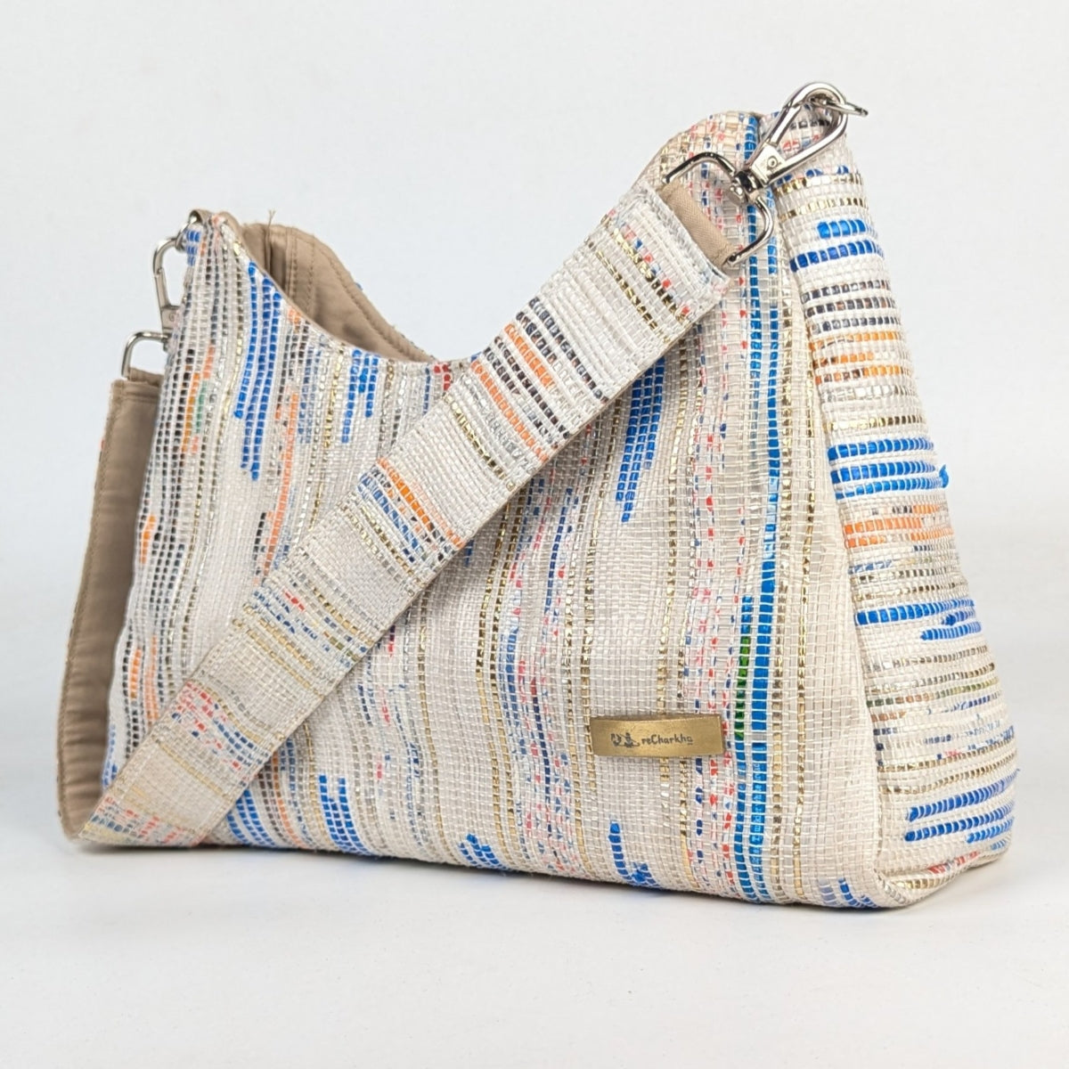 Upcycled Handcrafted Designer Baguette Bag (BTBD1225-001) PS_W